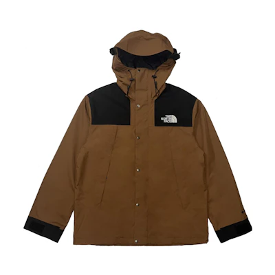 TNF 1990 GTX Logo Embroidered Two-Tone Hooded Jacket Brown Unisex NI2GN06C