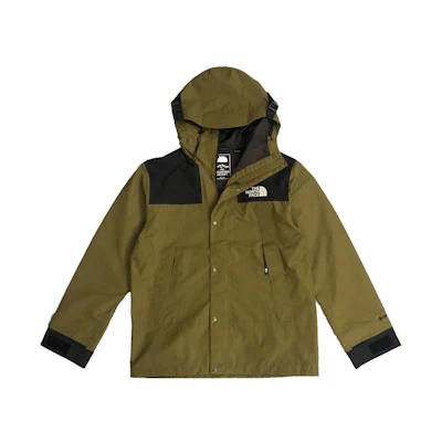 TNF 1990 Logo Print Hooded Jacket Green Waterproof Softshell Men NI2GN02F