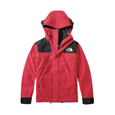 TNF 1990 Mountain Jacket Red Unisex Waterproof Windproof Softshell 4R51-682