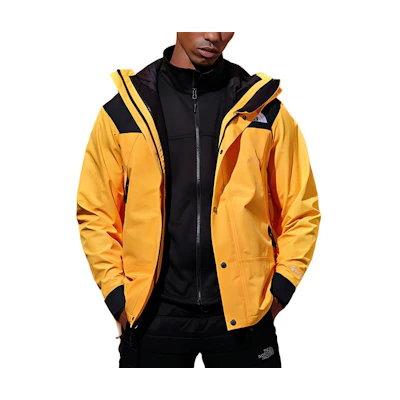TNF 1990 Mountain Jacket Unisex Waterproof Yellow NF0A496R-70M