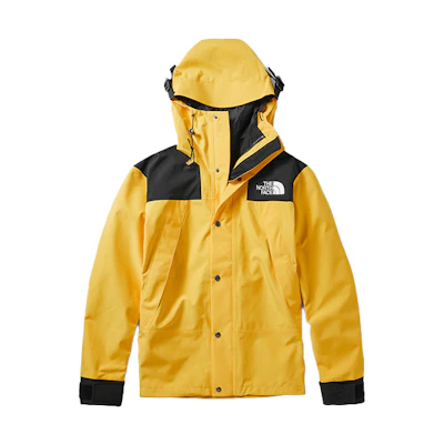 TNF 1990 Mountain Jacket Unisex Yellow - Waterproof Windproof Shell 4R51-70M