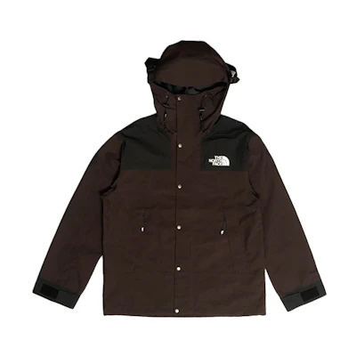 TNF 1990 Outdoor Colorblock Hooded Jacket Unisex Brown Red NI2GN40E