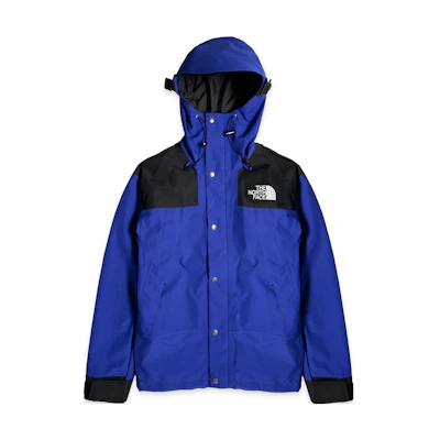 TNF 1990 Series Blue Logo Print Hooded Jacket NF0A3JPA-5NX