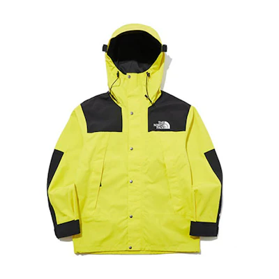 TNF 1990 Series GTX Yellow Hooded Jacket Unisex Waterproof NJ2GL51C