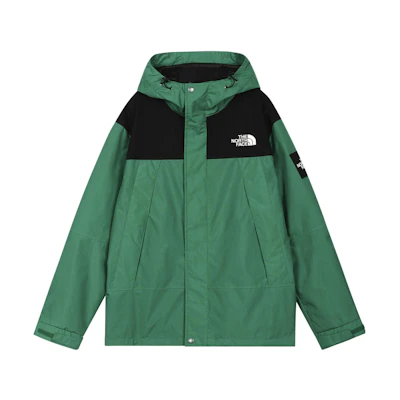 TNF 1990 Series Green Logo Hoodie Relaxed Fit Zip Jacket NI3BN57M