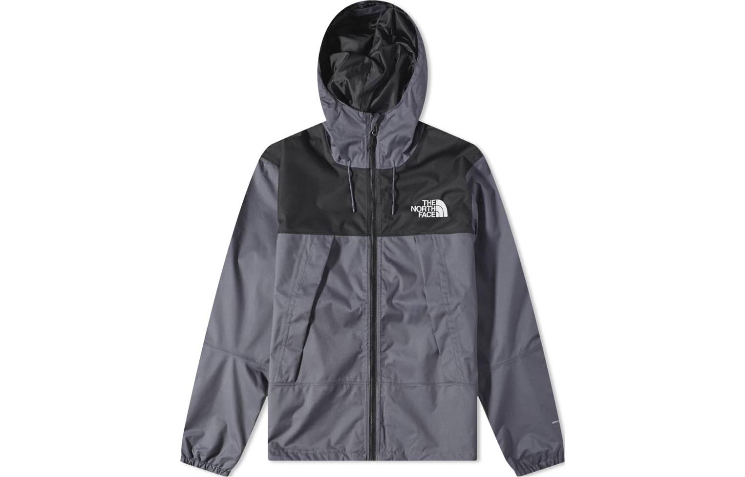 TNF 1990 Series Logo Print Hooded Zip Jacket - Gray NF0A2S51-174