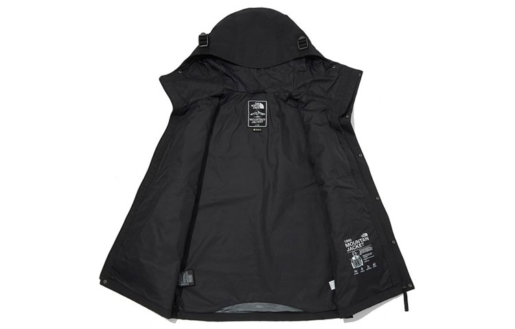 TNF 1990 Series Logo Unisex Black Outdoor Hooded Jacket NJ2GM00A 圖 4