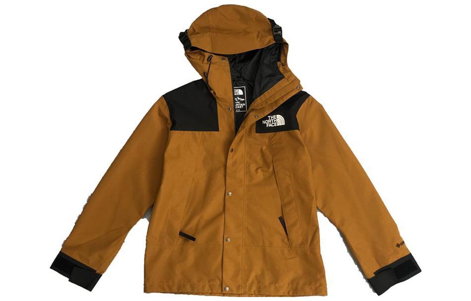 TNF 1990 Series Yellow Logo Print Zip Hoodie Jacket Unisex NI2GN04F