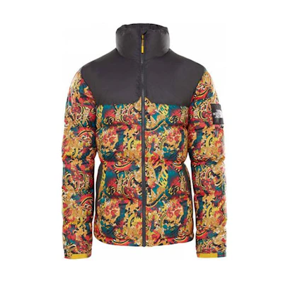 TNF 1992 Nuptse Floral Printed Puffer Jacket Multicolor NF0A2ZWE9XP