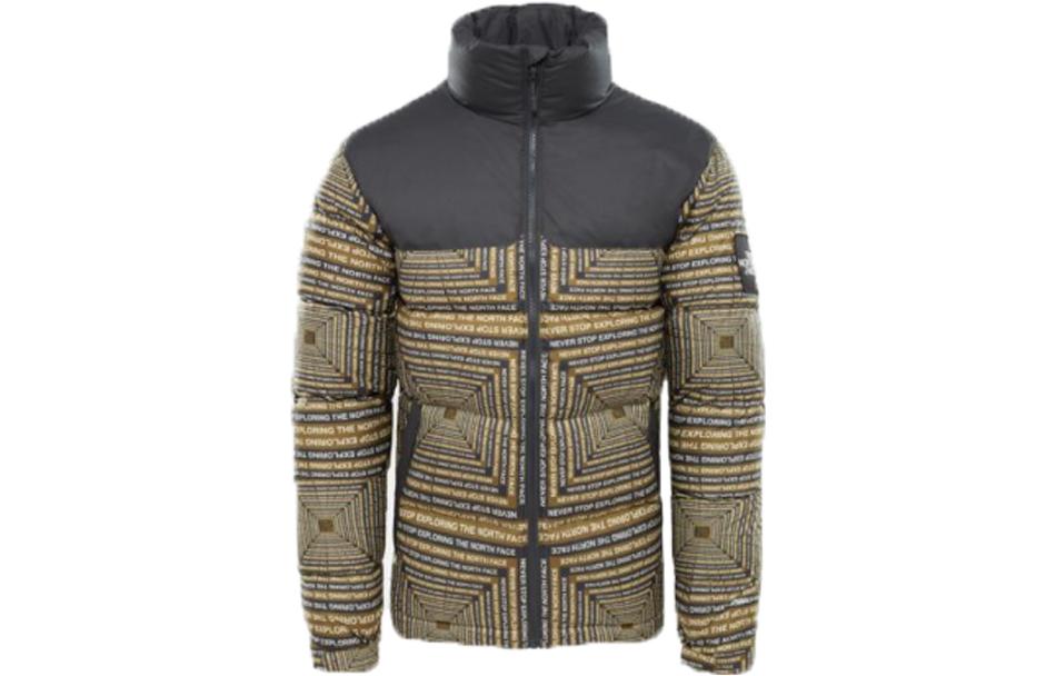 TNF 1992 Nuptse Jacket Green LCD Capsule Print Winter Coat NF0A2ZWE5XN