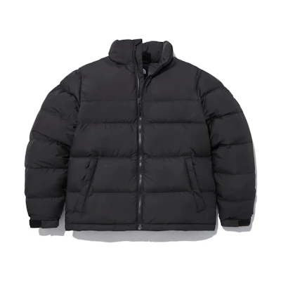 TNF 1992 Series Black Logo Print Puffer Jacket for Men NJ1DN58A