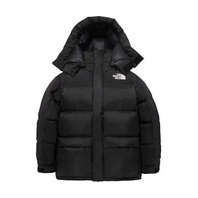 TNF 1994 Black Down Hoodie Zip Jacket with Logo NJ1DQ53A