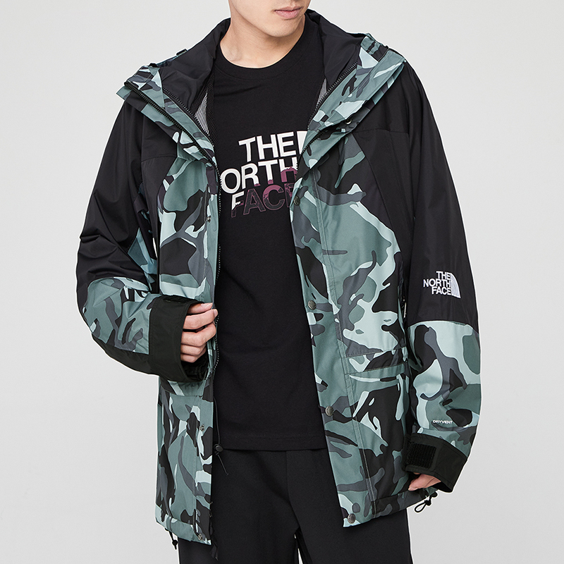 TNF 1994 Camo Hooded Softshell Jacket Outdoor Windproof Coat NF0A5B39-36D 圖 4
