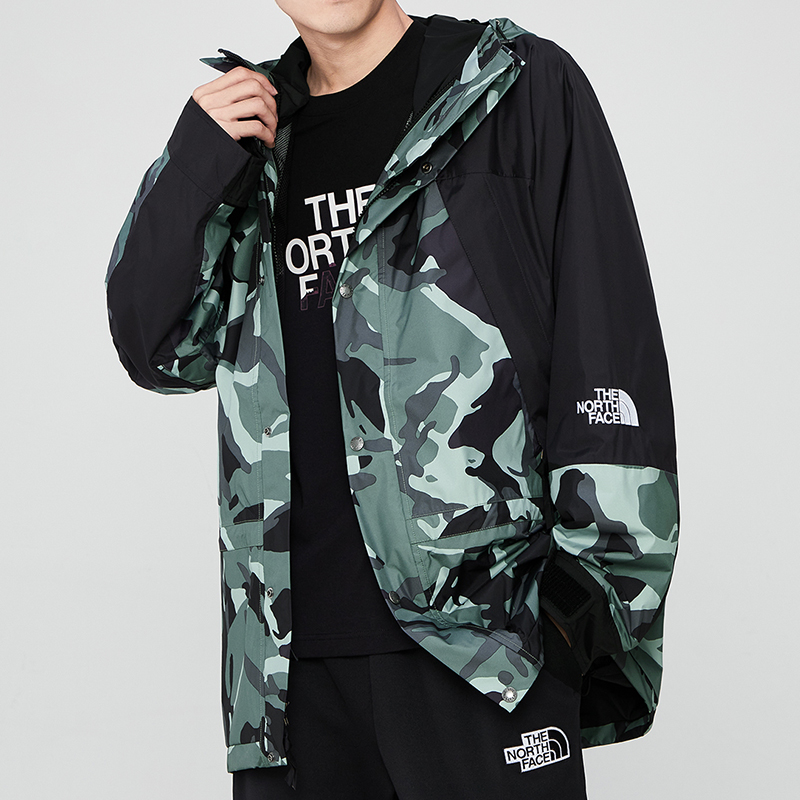 TNF 1994 Camo Hooded Softshell Jacket Outdoor Windproof Coat NF0A5B39-36D 圖 6
