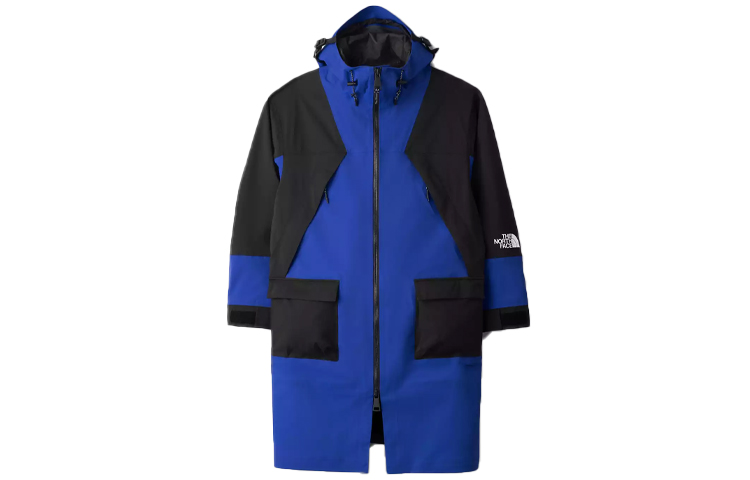 TNF 1994 Loose Fit Blue Hooded Outdoor Jacket for Men NF0A4AJJ-EF1