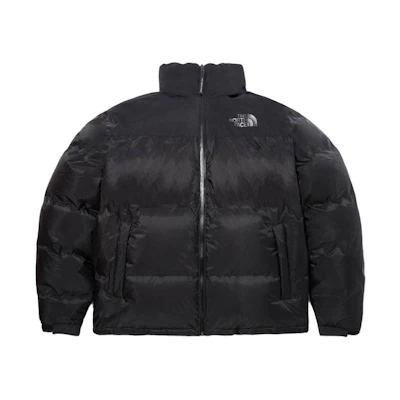TNF 1996 Black Puffer Jacket Silver Logo Edition NJ1DP69B