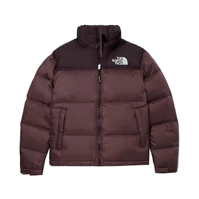 TNF 1996 Brown Unisex Packable Puffer Jacket with Hood NJ1DM62G