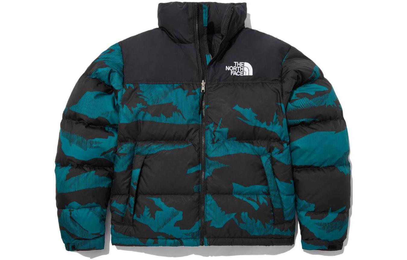 TNF 1996 Camo Puffer Jacket Unisex Blue NJ1DN91A