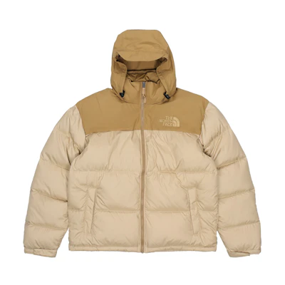 TNF 1996 Colorblock Puffer Jacket Pale Wheat Outdoor Wear NF0A3YRJ-TC6