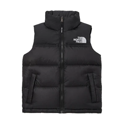TNF 1996 Eco Nuptse Black Vest with Detachable Hood NV1DQ55A