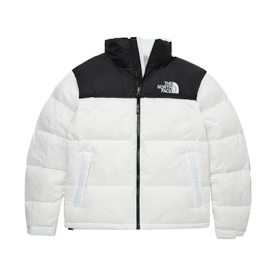 TNF 1996 Eco Nuptse Goose Down Jacket Unisex White NJ1DM62D