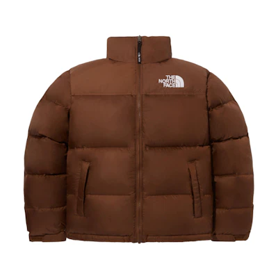 TNF 1996 Eco Nuptse Jacket Brown Unisex Packable Puffer Coat NJ1DQ75F