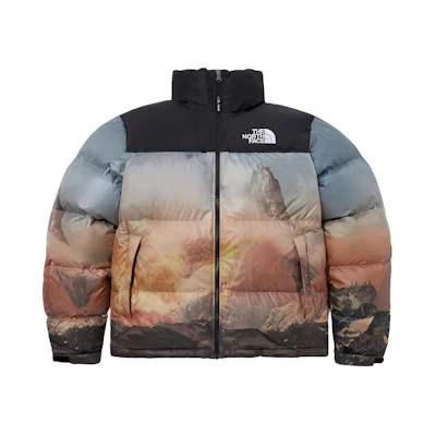 TNF 1996 FW23 M's Nuptse Retro Jacket Unisex Full-Print Puffer NJ1DP76B
