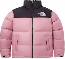 The North Face 1996 Logo Embroidered Pink Down Hoodie Jacket for Men NJ1DQ10C The North Face 1996 Logo Embroidered Pink Down Hoodie Jacket for Men NJ1DQ10C