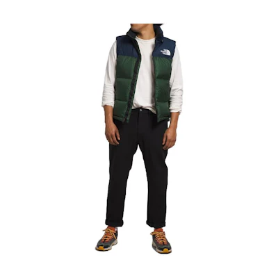 TNF 1996 Logo Print Zip Vest Black NF0A3JQQ-OAS