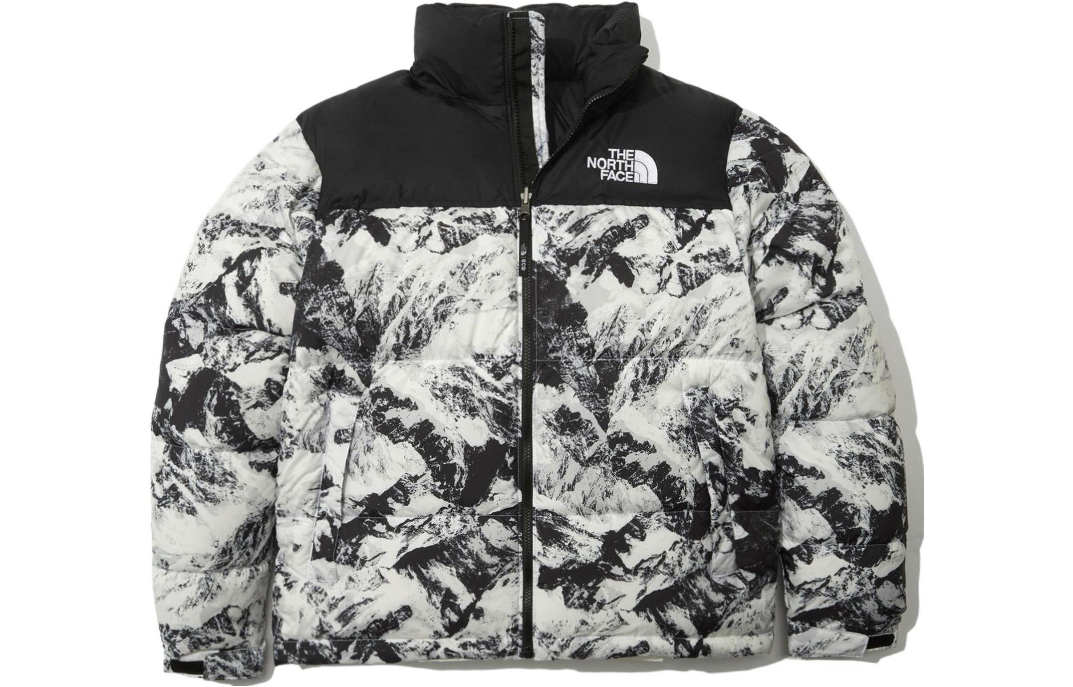 The North Face 1996 Novelty Nuptse Jacket Snow Mountain, Unisex White NJ1DN76A