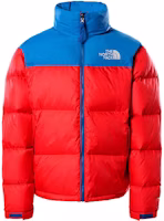 The North Face 1996 Nuptse Colorblock Hooded Down Jacket Red Unisex NF0A3C8D-Y3B The North Face 1996 Nuptse Colorblock Hooded Down Jacket Red Unisex NF0A3C8D-Y3B