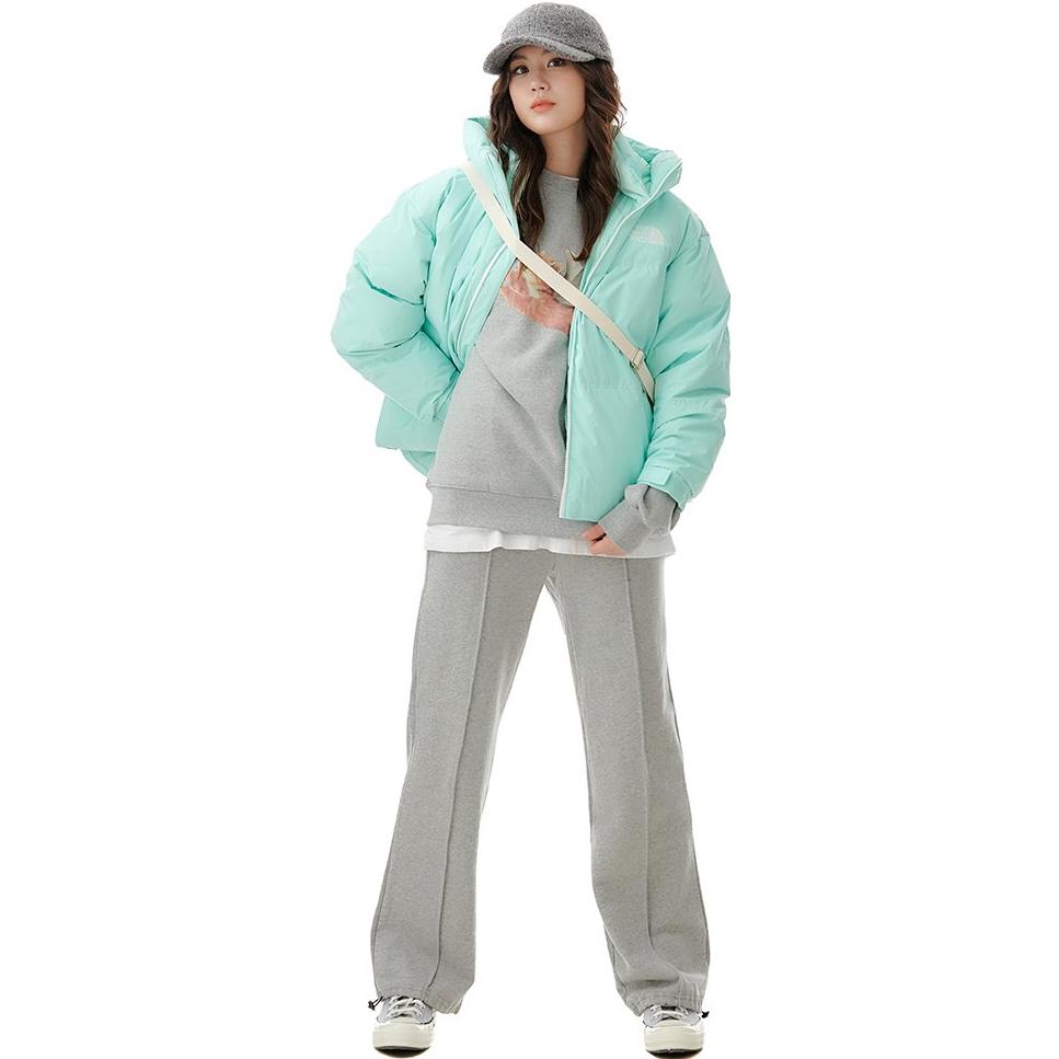 TNF 1996 Nuptse Eco Short Puffer Jacket Light Green Unisex NJ1DL80K 圖 5