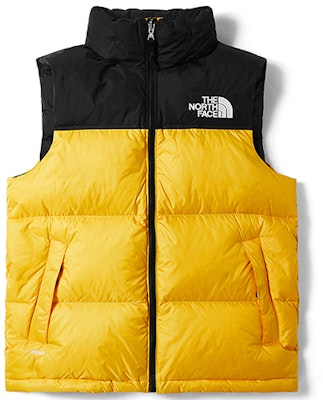 THE NORTH FACE 1996 經典戶外撞色羽絨背心 黃色 男女通用 NF0A4NCI-70M Shop THE NORTH FACE 1996 經典戶外撞色羽絨背心 黃色 男女通用 NF0A4NCI-70M
