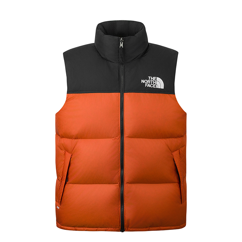 The North Face 1996 Nuptse Icon Unisex Water-Resistant Vest Sunset Orange NF0A3JQQ-5PO