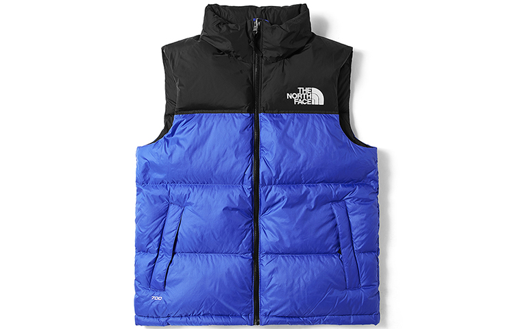 Shop The North Face 1996 Nuptse Icon Rompi Tahan Air Warna Biru (Unisex). NF0A4NCI-CZ6