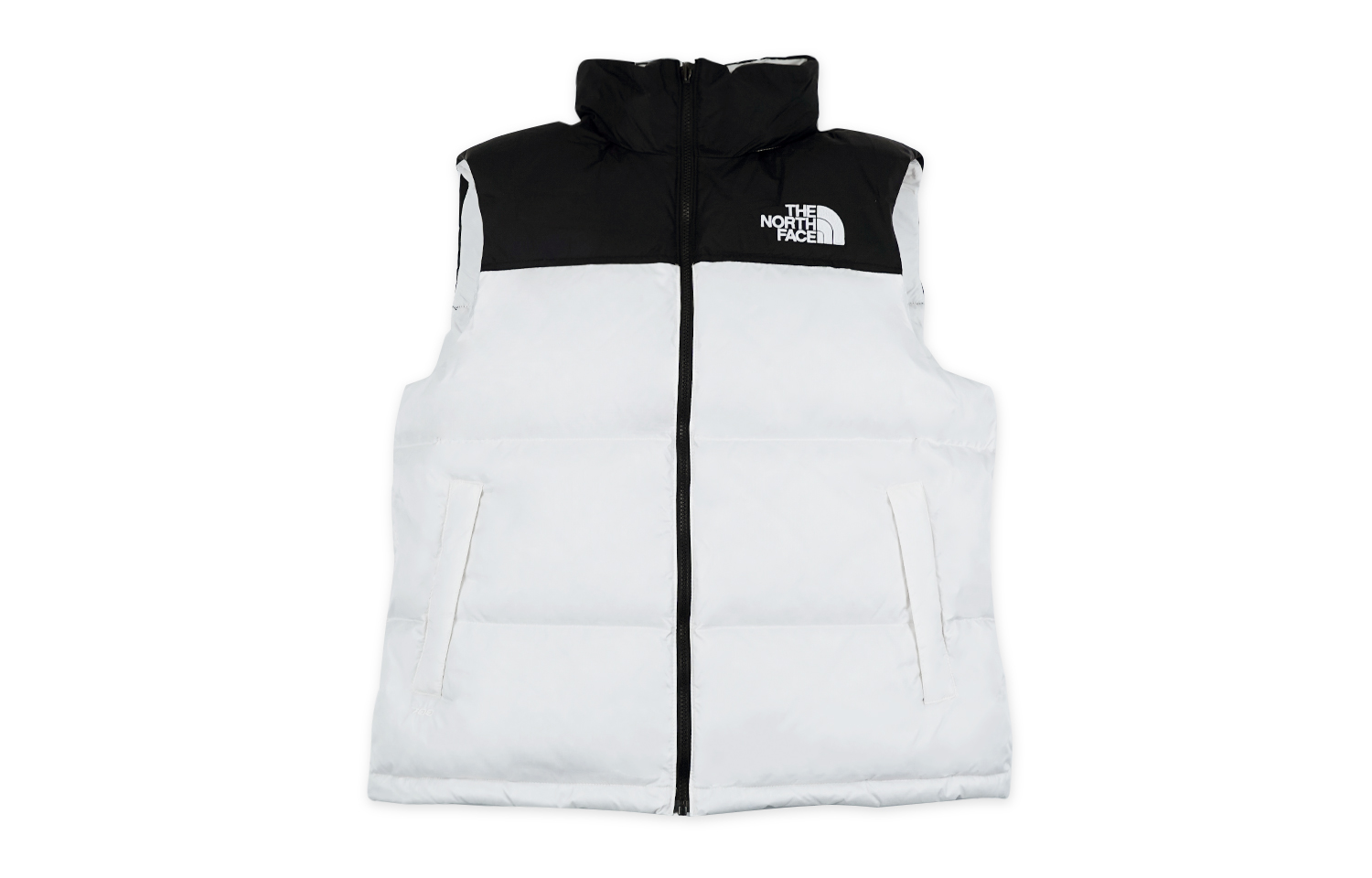 The North Face 1996 Nuptse Logo Hooded Down Vest White NF0A3JQQ-QLI