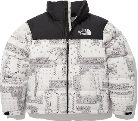 The North Face 1996 Nuptse Paisley Puffer Jacket White Unisex Winter Coat NJ1DN76B Buy The North Face 1996 Nuptse Paisley Puffer Jacket White Unisex Winter Coat NJ1DN76B
