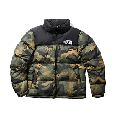 THE NORTH FACE 1996 Nuptse Puffer Jacket Camo Unisex Winter Edition China 496S-F32