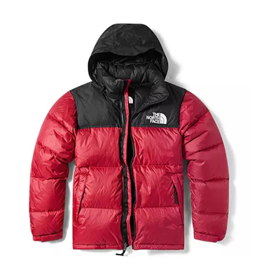 TNF 1996 Nuptse Red Puffer Jacket Windproof Waterproof Unisex Winterwear NF0A4NCH-682