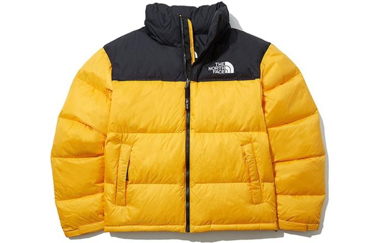 TNF 1996 Nuptse Retro Colorblock Puffer Jacket Yellow Unisex NJ1DL50F