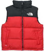 THE NORTH FACE 1996 Retro Nuptse Colorblock Down Vest Red NF0A3JQQ-682 THE NORTH FACE 1996 Retro Nuptse Colorblock Down Vest Red NF0A3JQQ-682
