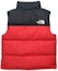 Lookbook THE NORTH FACE 1996 Retro Nuptse Colorblock Down Vest Merah NF0A3JQQ-682