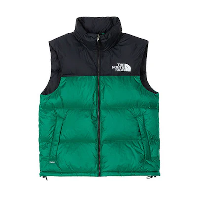 TNF 1996 Retro Nuptse Down Vest Green - Icon Series NF0A3JQQ-NL1