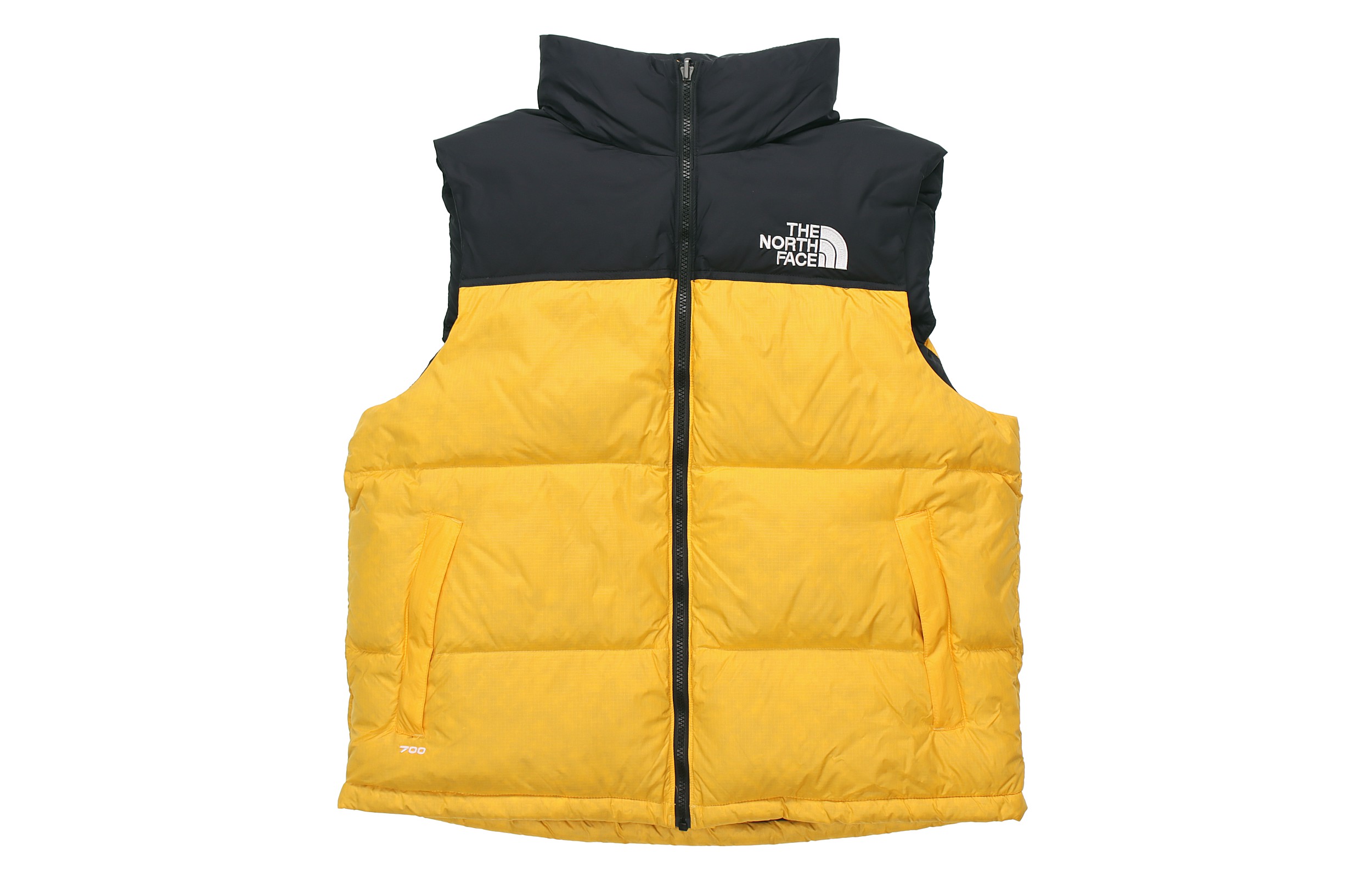 The North Face 1996 Retro Nuptse Down Vest Yellow Packable Hood NF0A3JQQ-70M