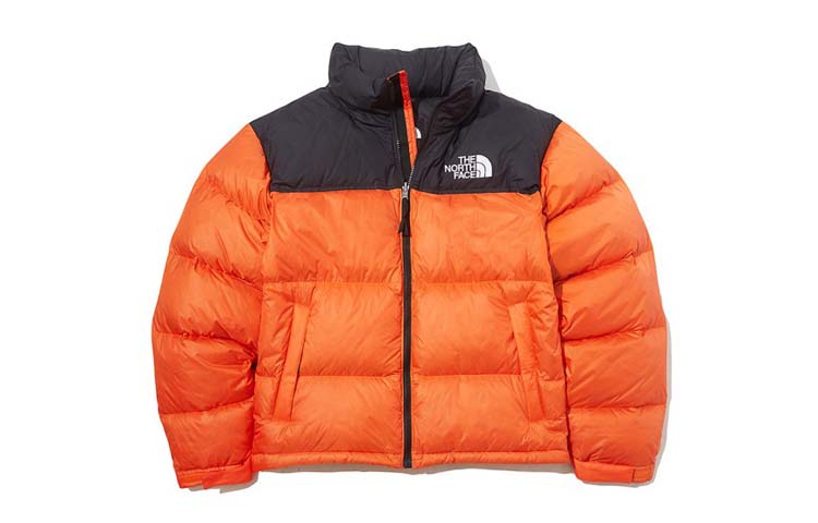 Order The North Face 1996 Retro Nuptse Jacket Orange Unisex Packable Down Coat. NJ1DK50G