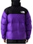 Lookbook The North Face 1996 復古紫色拼接羽絨外套 男女通用款式。 NF0A3C8D-QIR