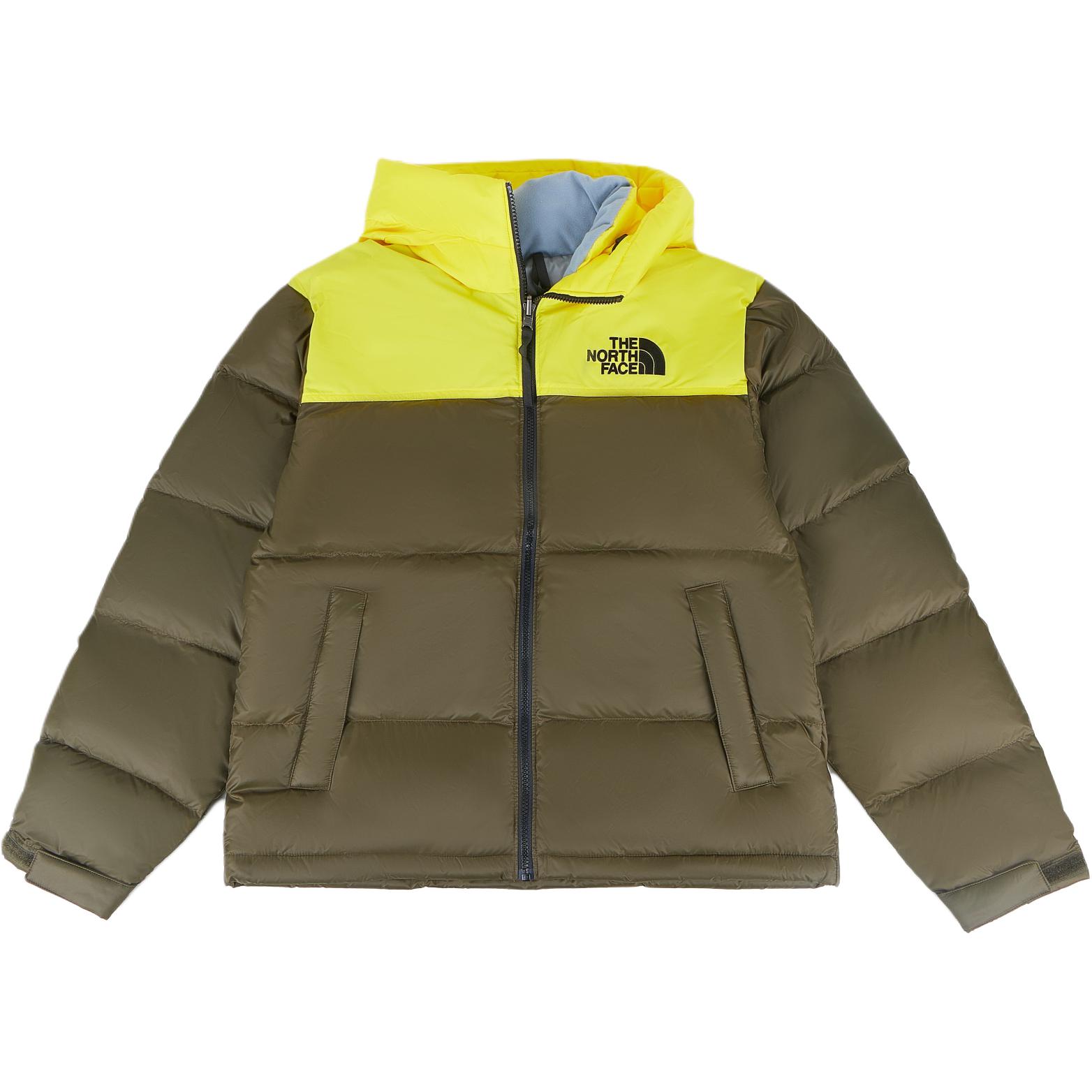 TNF 1996 Retro Nuptse Jacket Yellow Brown Green Unisex NI1DN62E
