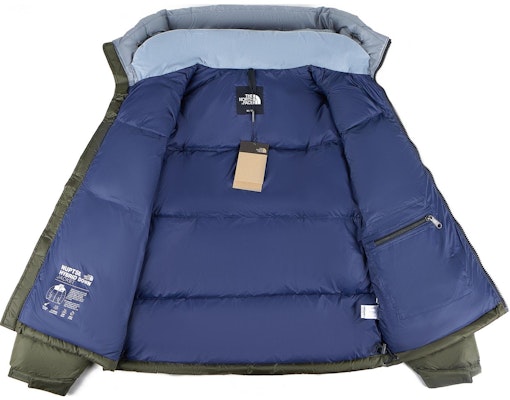 The North Face 1996 Retro Nuptse Chaqueta Puffer Logo Gris Verde Unisex. NI1DN60A Shop The North Face 1996 Retro Nuptse Chaqueta Puffer Logo Gris Verde Unisex. NI1DN60A