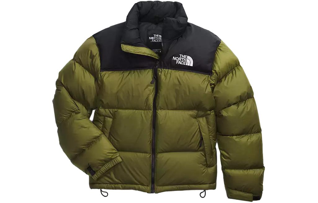 TNF 1996 Retro Nuptse Olive Down Jacket Unisex Detachable Hood NF0A3C8D-PIB