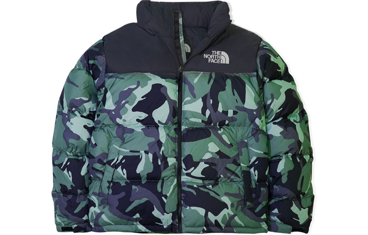 TNF 1996 Retro Nuptse Packable Camo Down Jacket Green NF0A5IX4-36D